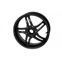 BST Rapid TEK 5 Split-Spoke Carbon Fiber Rear Wheel for the Ducati 748 / 916 / 996 / 998, Multistrada 1100/1000, MH900e, Monster S2R / S4R 1100 / 796 Streetfighter 848, 848 / evo Hypermotard 821 796 939 1100 - 6.0 x 17